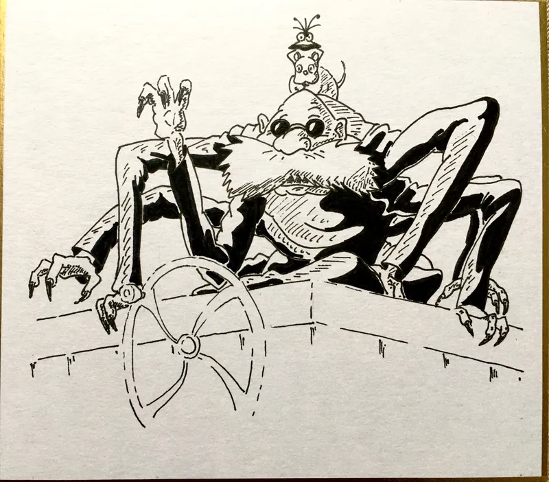 Traditional Artwork - Ghibli Studio Ink 10